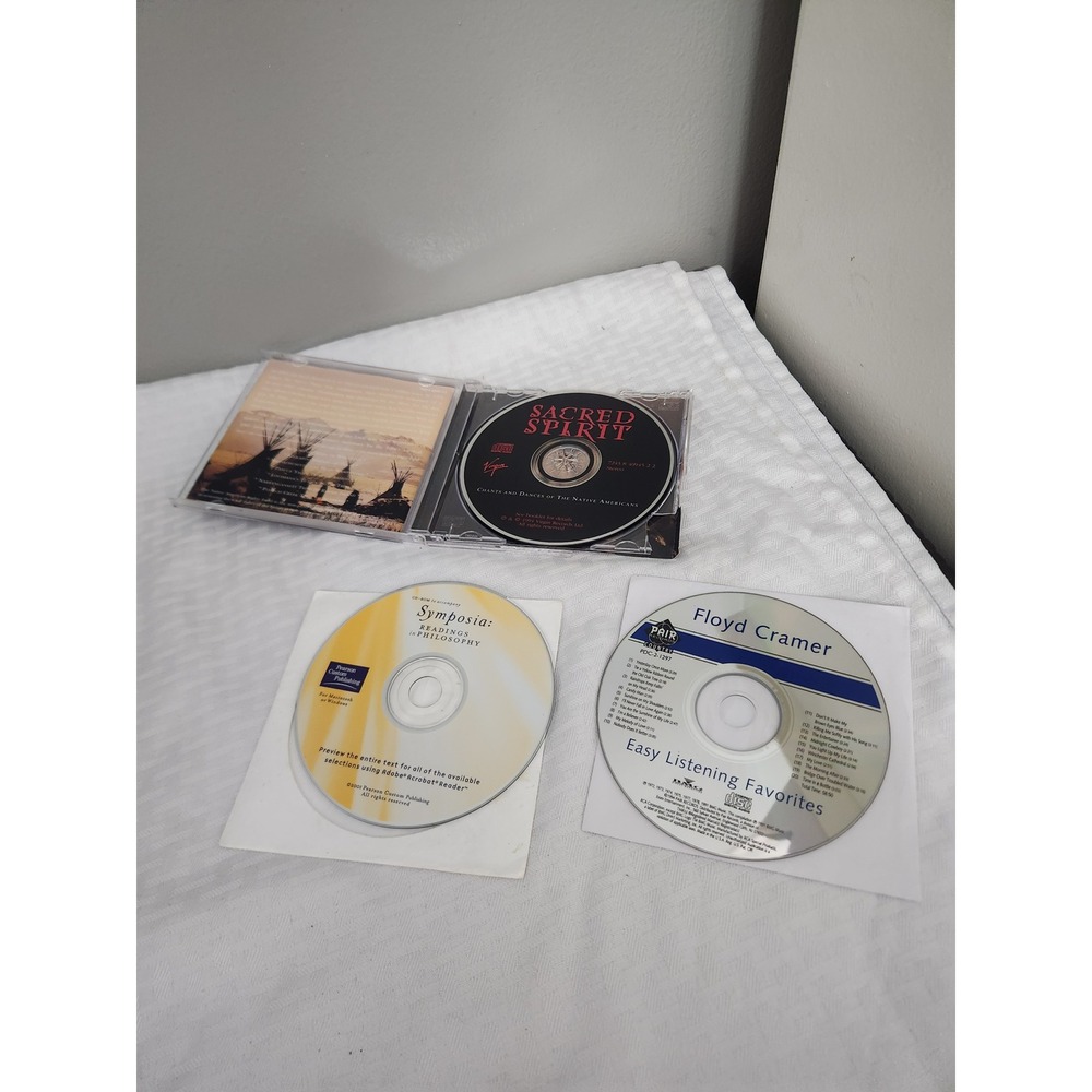 Sacred Spirit CD Native American Chants Floyd Cramer Easy Listening Symposia CD